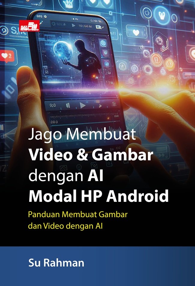 Cover Jago membuat video & gambar dengan ai modal hp android :  Panduan membuat gambar dan video dengan AI / Su Rahman