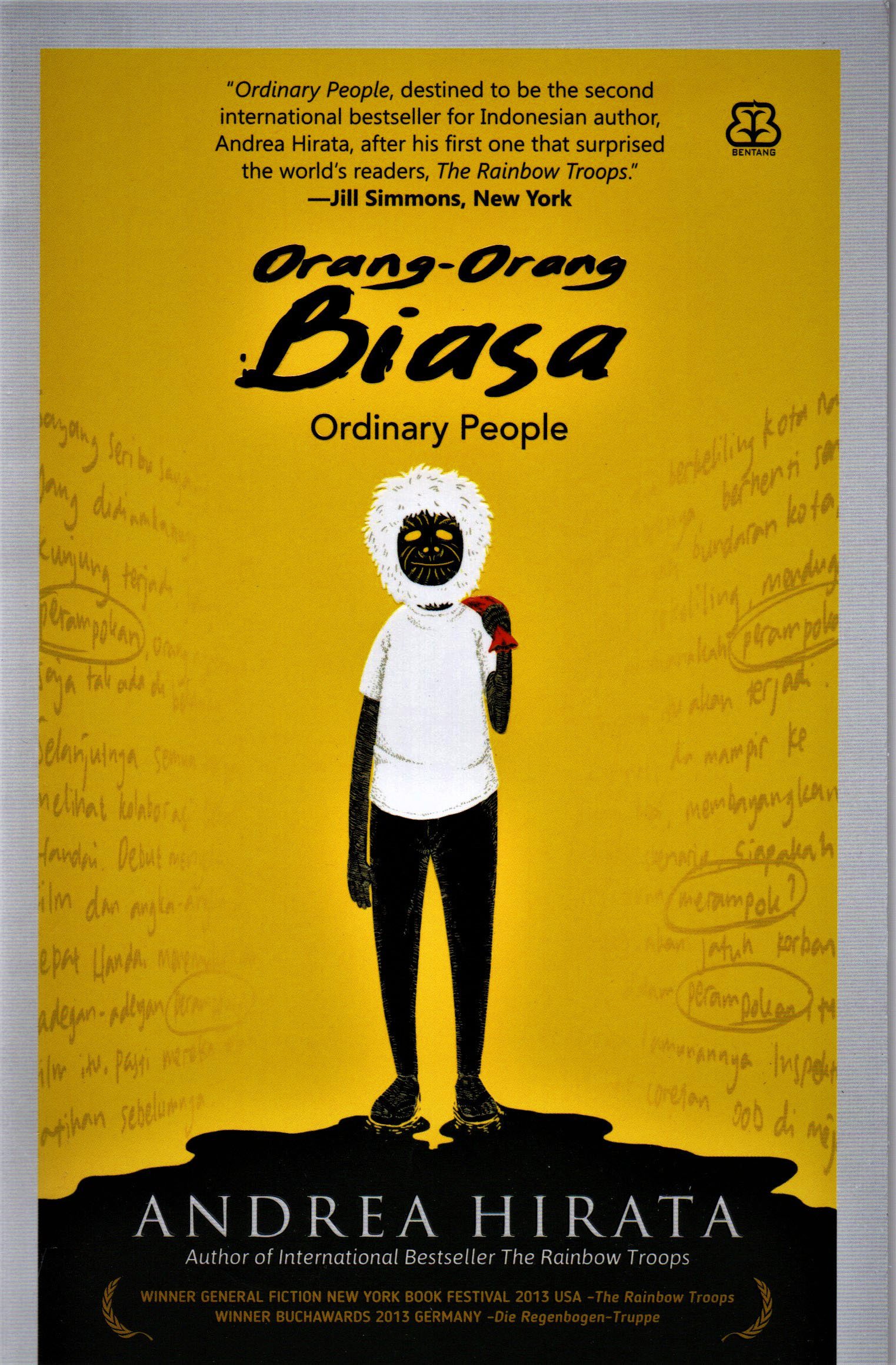 Cover Orang-orang biasa :  Ordynary people / ANDREA HIRATA