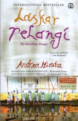 Cover Laskar Pelangi :  The Rainbow Troops / Andrea Hirata
