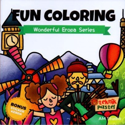 Cover Fun Coloring :  Wonderful Eropa Series / AM Studio