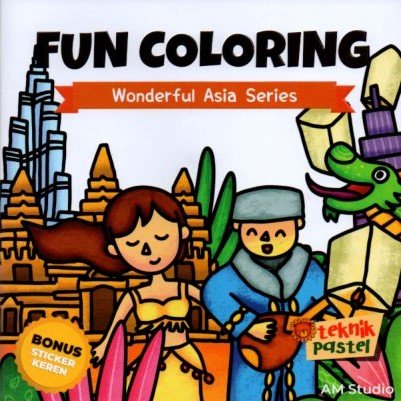 Cover Fun Coloring :  Wonderfull Asia Series / AM Studio