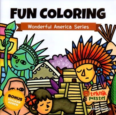 Cover Fun Coloring :  Wonderful America Series / AM Studio