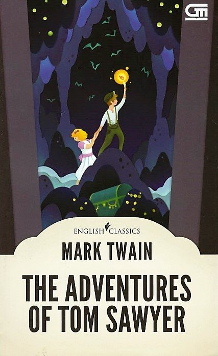 Cover The adventure of tom sawyer / Mark Twain