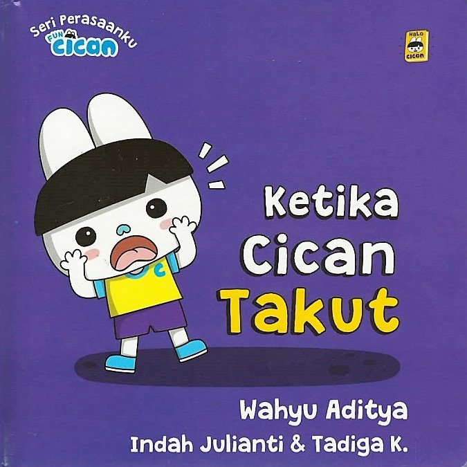 Cover Ketika cican takut :  Seri perasaanku / Wahyu Aditya