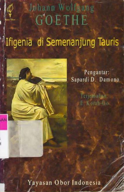 Cover Ifigenia di Semenanjung Tauris / Johann Wolfgang Goethe
