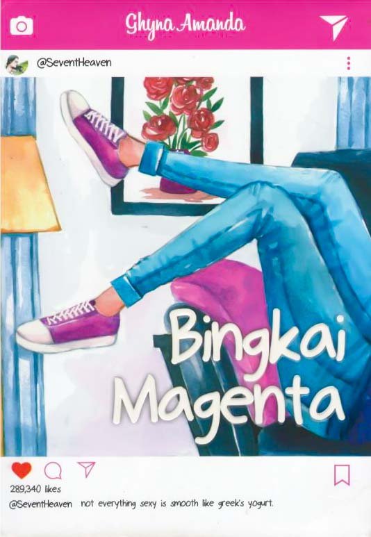 Cover Bingkai Magenta / Ghyna Amanda