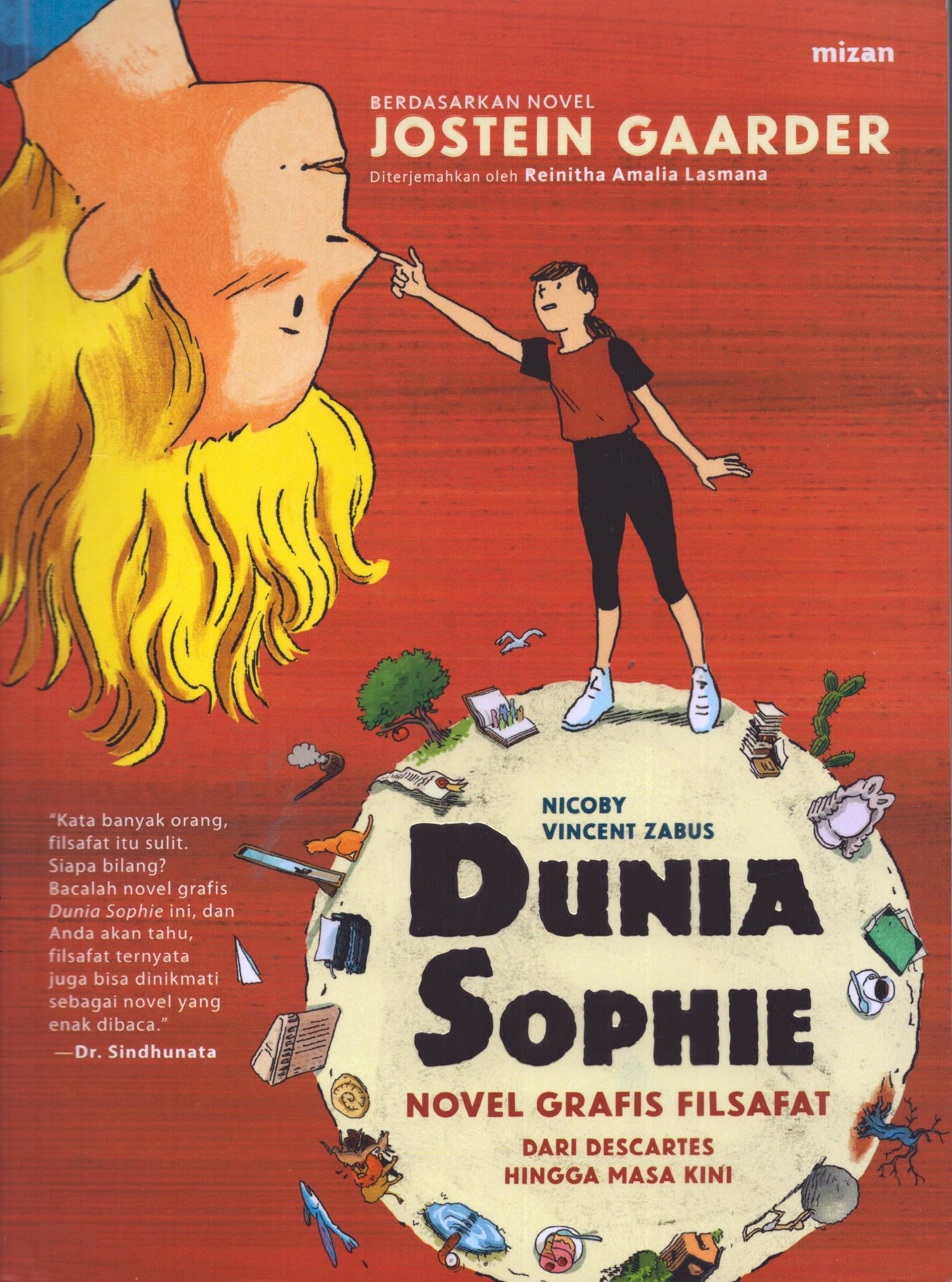 Cover Dunia Sophie :  Dari Descartes hingga masa kini / Jostein Gaarder